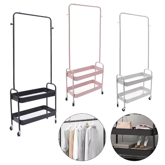 Mobile Clothing Storage Rack